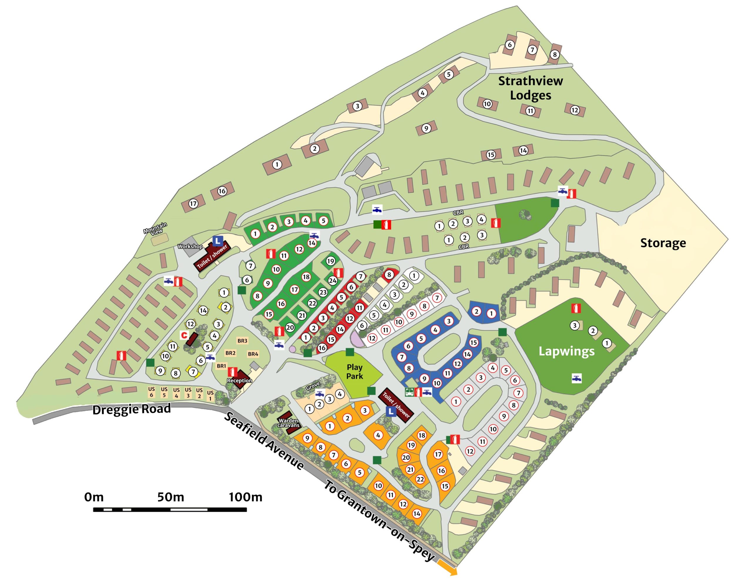 Tanunda Caravan Park Map